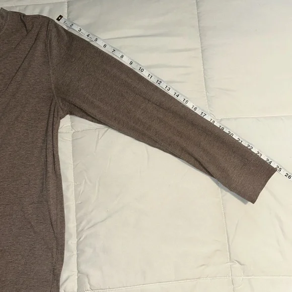 Weatherproof Henley Men’s Size L Light Brown The Vintage Henley - Picture 5 of 8